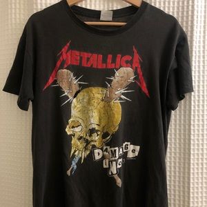 Vintage 1987 Metallica t shirt size m